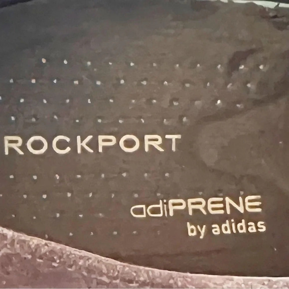 Rockport Adidas Adiprene Brown Suede Loafer Men’s Size 10 Work Shoe Comfort Tech - Picture 9 of 11